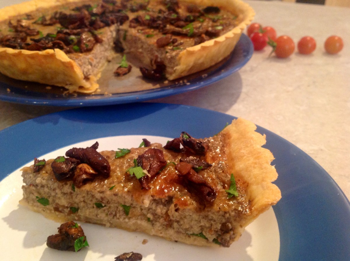 Wild mushroom tart&nbsp;(gluten-free)