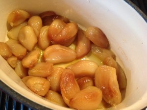 Roasted garlic cloves