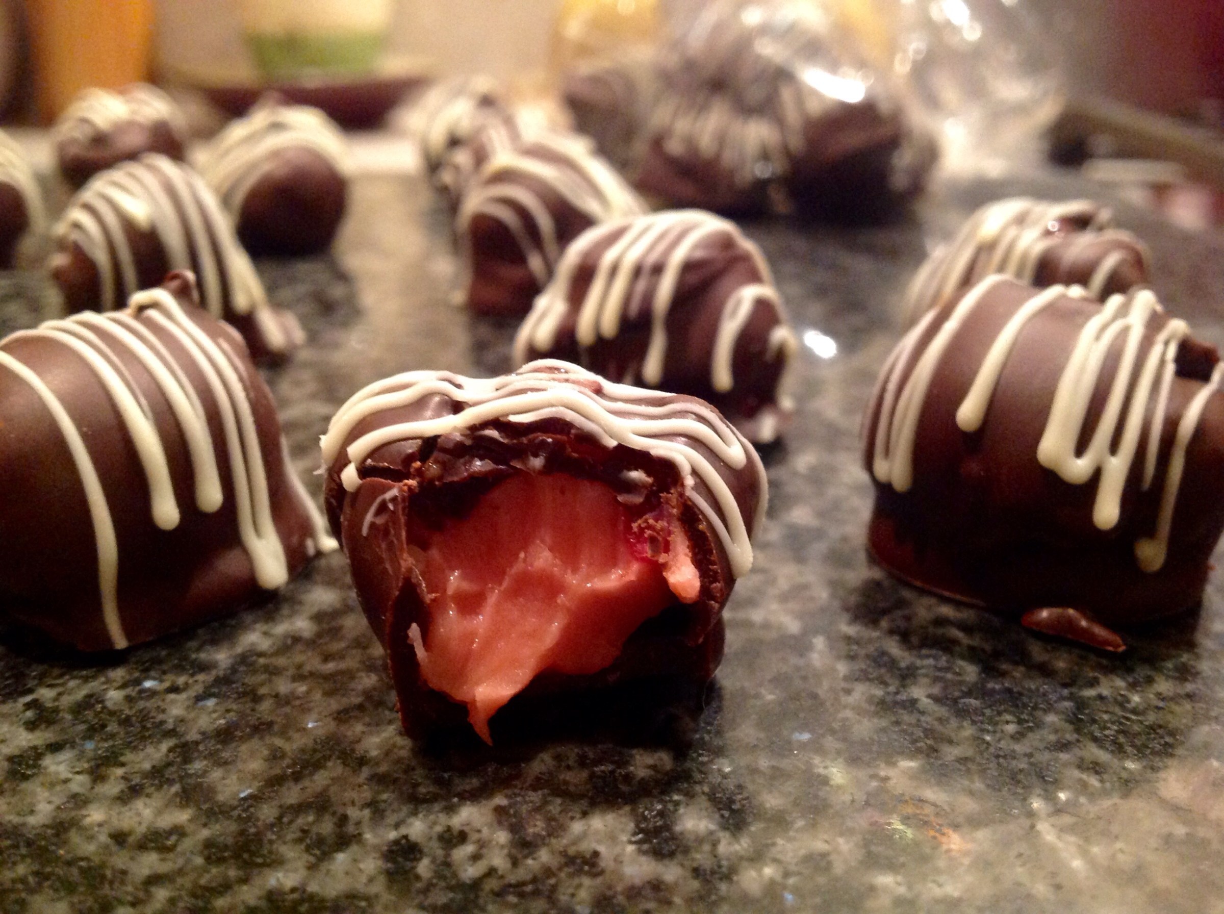 Raspberry & Spiced Port Chocolate Truffles – Phil's Home Kitchen