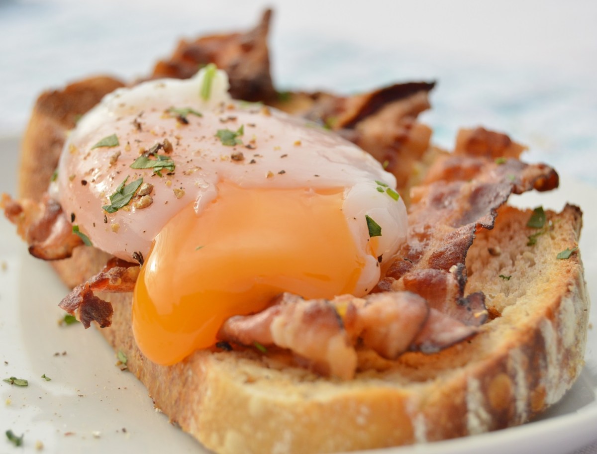 A sous-vide duck egg&nbsp;brunch!