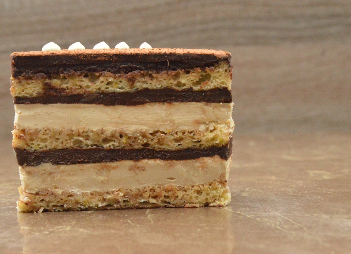 Salted mocha Opera cake – Phil's Home Kitchen