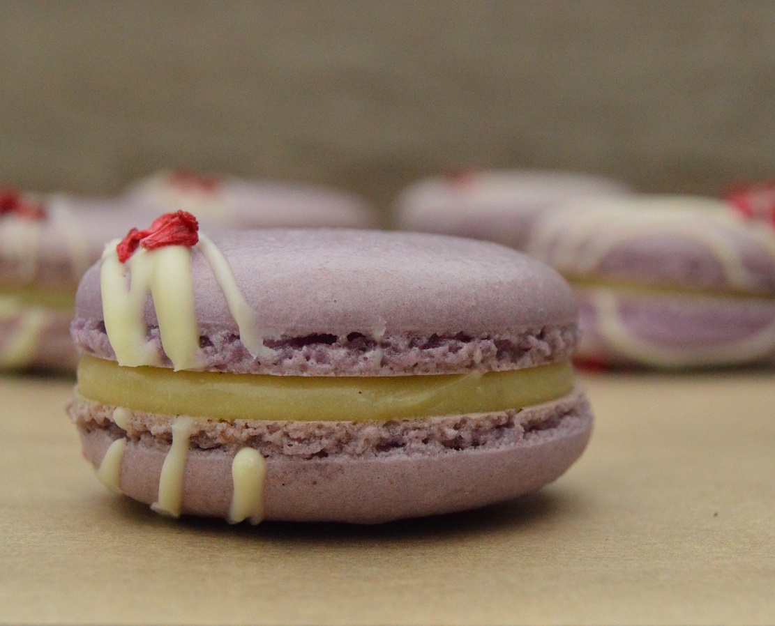 Passionfruit macarons