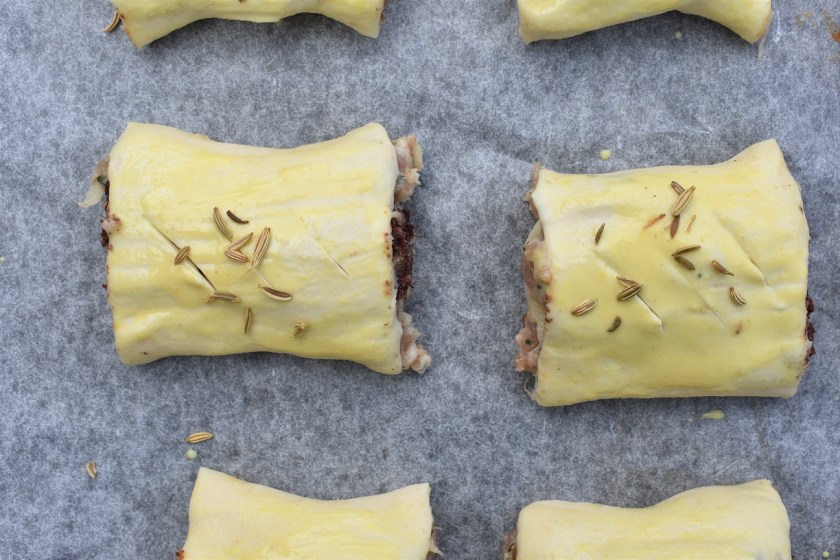 pastry, puff, laminated, puffpastry, butter. roll, rolls, sausage, sausage roll, sausage rolls, sausageroll, sausagerolls, notGreggs, Greggs, nowaste. leftovers. left-overs, quick, easy, recipe, writer, homecook, Philip, Philip friend, Philipfriend, britains best home cook, besthomecook, best home cook, bbc1, stuffing, breakfast, blackpudding, black pudding, bbc, television, bbcone, food, foodie, baking, cooking, apricot, apricots, herb, herbs, cheese, Stilton, Wenselydale, party, partyfood, canape, canapes, buffet, party food, partyfood