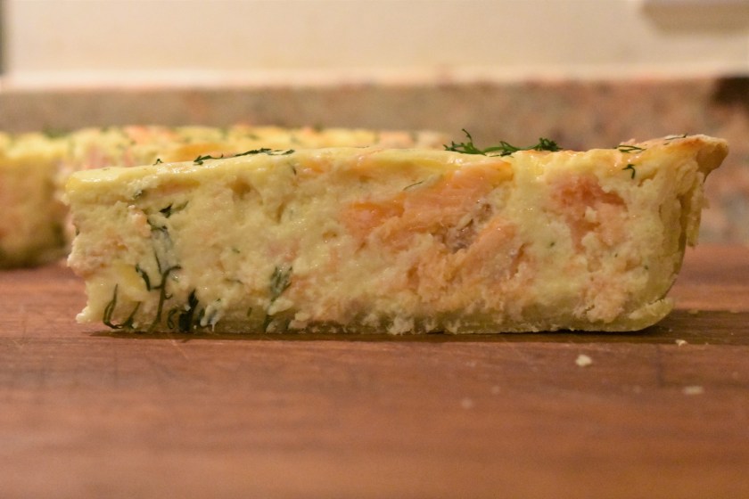 pastry, tart, quiche, classic, salmon, dill, horseradish, retro, baking, cooking, homecook, food, foodie, picnic, supper, savoury, savory, philipfriend, philip friend