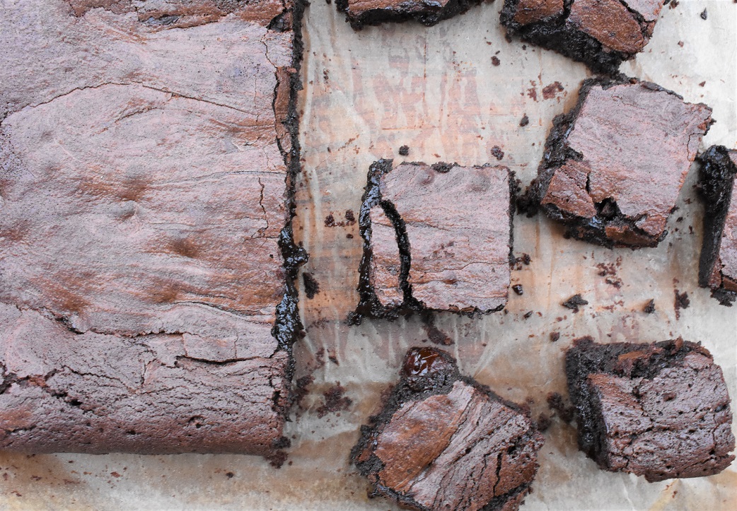 sourdough Black Forest&nbsp;brownies!