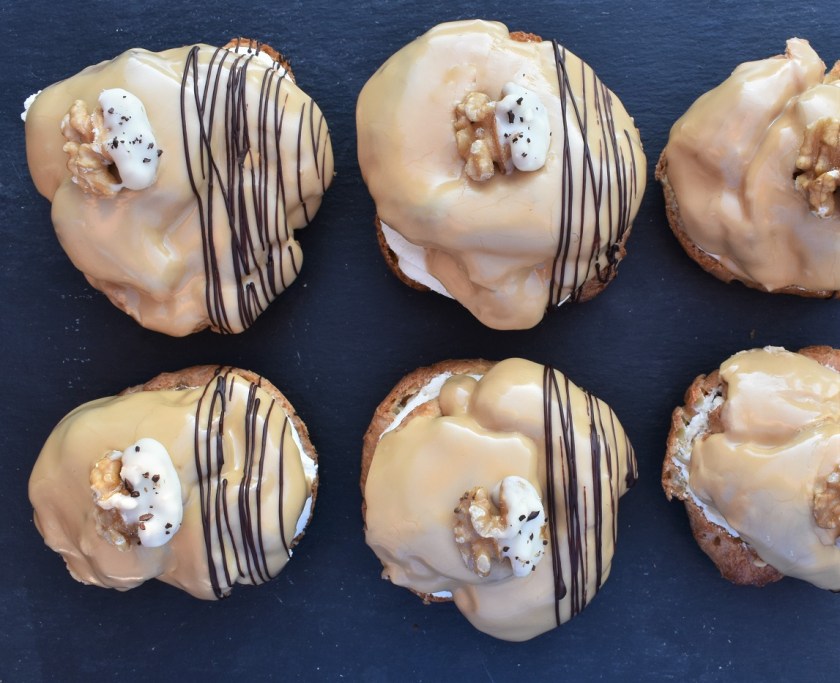 choux, pastry, classic, French, patisserie, choux bun, eclair, eclairs, coffee, walnut, coffee and walnut, coffeeandwalnut, coffee&walnut, icing, frosting, walnut, walnuts, chocolate, cream, baking, cooking, food, foodie, homecook, philip, philip friend, philipfriend, bbc, bbhc, cookery, recipe, sweet, dessert, afternoontea, afternoon tea, chouxpastry, choux pastry