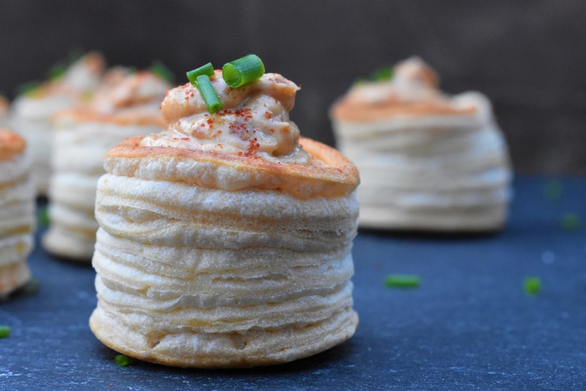 pastry, savoury, savory, goat, goatscheese, goats cheese, puff, puffpastry, puff pastry, vol au vent, vol au vents, volaucent, retro, vol-au-vent, party, partyfood, canape, canapes, partyfood, bacon, bacon jam, baconjam, spice, spiced, baking, cooking, homecook, philip, philipfriend, philip friend, cooking, cookery, lightbites