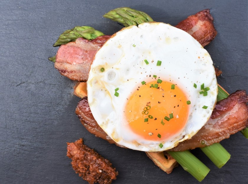 egg, duck, duck egg, duckegg, brunch, meal, easy, quick. seasonal, asparagus. homegrown, homecook, bacon, maple, maple syrup, maplesyrup, jam, baconjam, bacon jam, waffle. waffles. food, foodie, foodporn, light, tasty, delicious, supper, lunch, philip, philip friend, philipfriend