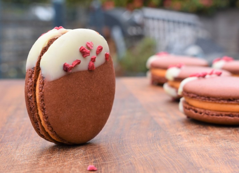 macaron, macarons, macaroons, macaroon, baking, cooking, recipe, French, cocktail, meringue, almonds, nuts, almond, chocolate, gluten-free, glutenfree, gf, gluten free, raspberry, peach, bellini, Prosecco, wine, sparkling, alcohol, cocktail, cocktails, philip, homecook, philipfriend, philip friend, peach, fruit, Surrey, UK, cookery, best home cook, besthomecook, britain's best home cook, britainsbesthomecook, bbc1, bbc, television, tv