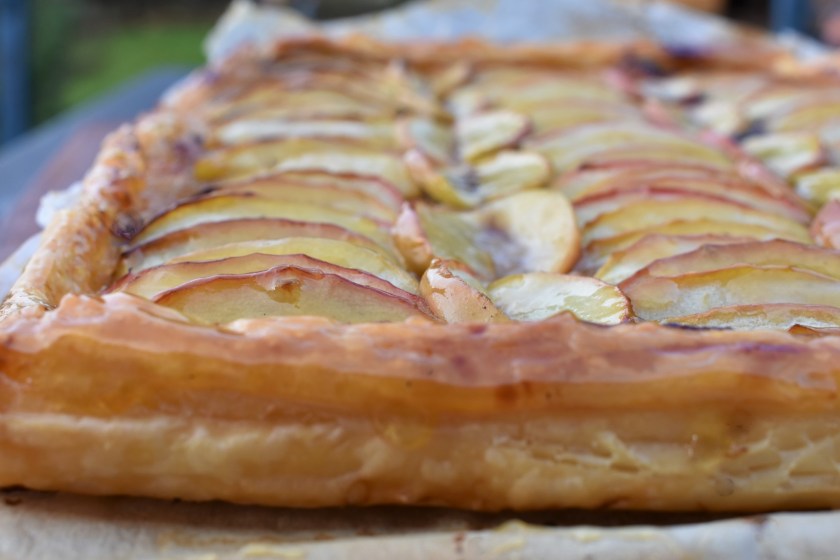 pastry, puff, laminated, puffpastry, butter. tart. galette, apple. glaze. glazed, appletart, festive. Christmas, xmas, nowaste. leftovers. left-overs, mincemeat, marzipan, almond, almondpaste. quick, easy, recipe, writer, homecook, Philip, Philip friend, Philipfriend, britains best home cook, besthomecook, best home cook, bbc1, bbc, television, bbcone, food, foodie, baking, cooking