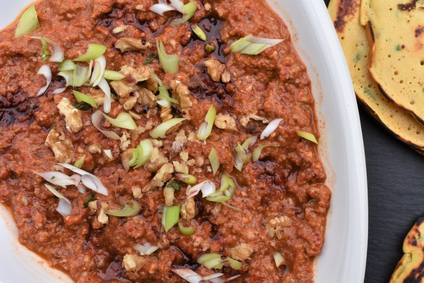 convenience, storecupboard, quick, pepper, pomegranate, muhamarra, gram, gram flour, food, foodie, dip, dish, flatbread, glutenfree, gluten free, gluten-free, diabetic, walnuts, bread, easy, recipe, homecook, philip, philipfriend, bakingfanatic, britainsbesthomecook, britains best home cook, britains' best home cook, britain's best home cook, philip friend, surrey, bbc, bbhc, cook, chef, cooking, bbcone, bbc1, bbc, besthomecook, best home cook