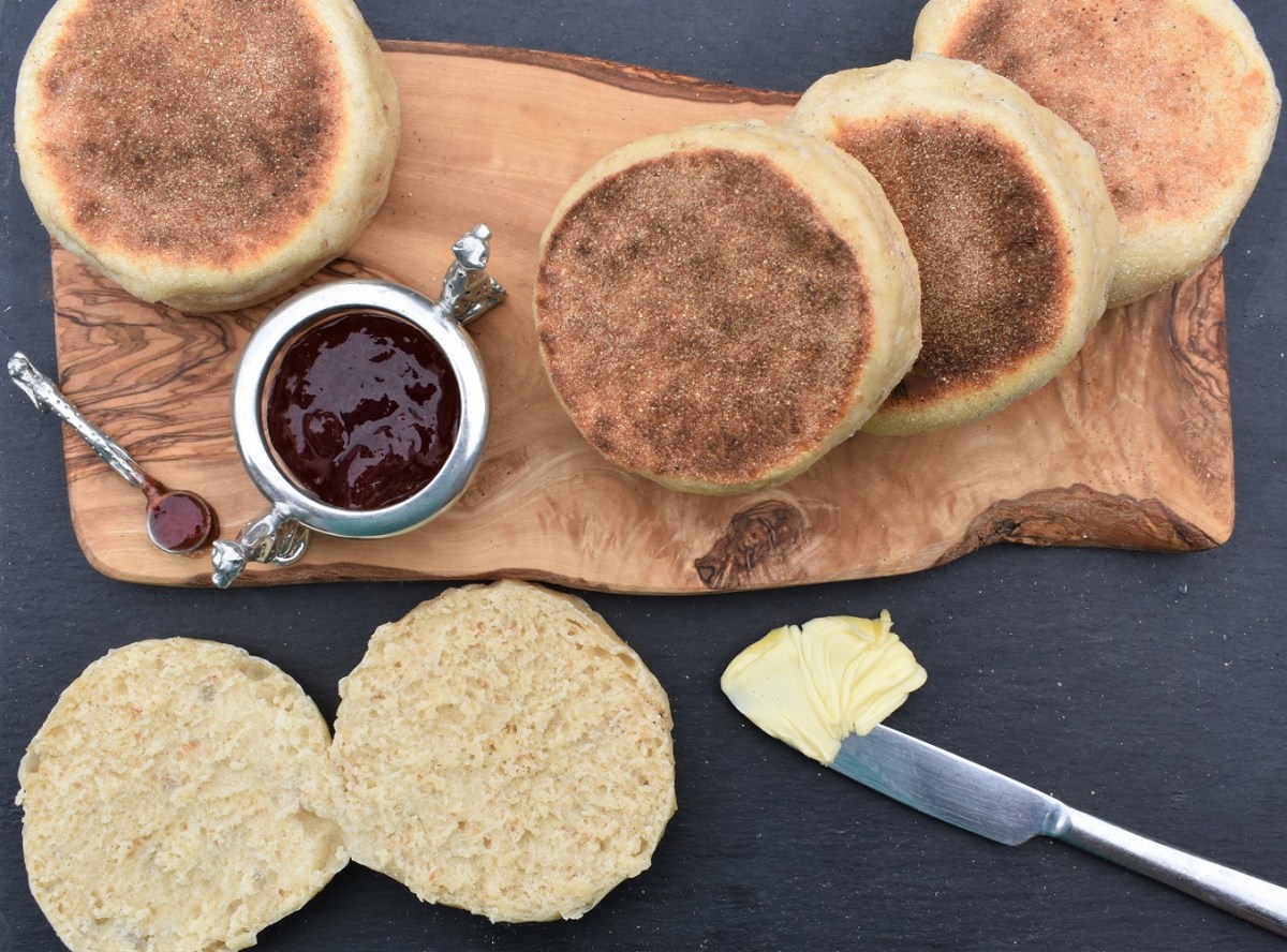 Sourdough English muffins