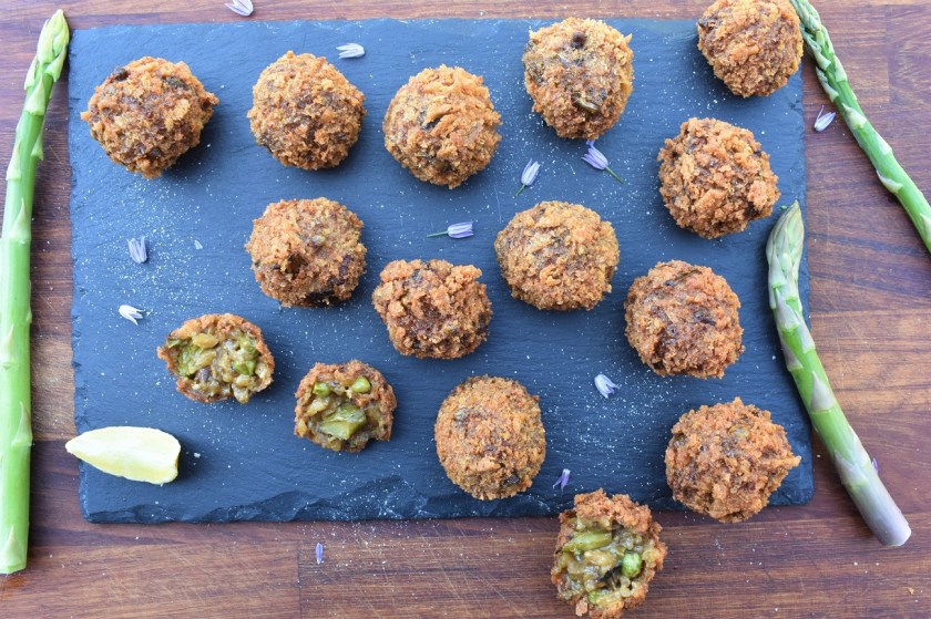 asparagus, seasonal, parmesan, vegetarian, picnic, snack, rice, risotto, Italian, arancini, cooking, cookery, recipe, homecook, philip, philip friend, Philipfriend, Surrey, bakingfanatic, kitchen, food, foodie, tasty, besthomecook, homecooking