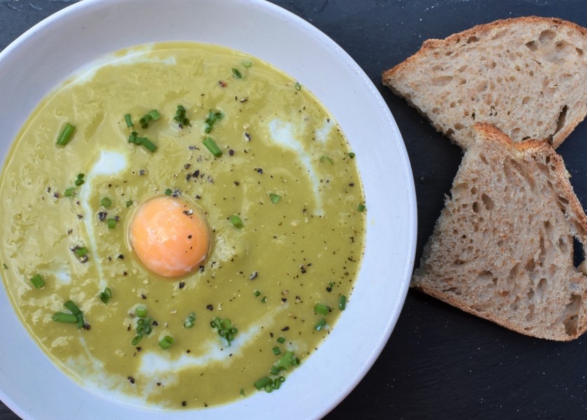 asparagus, homegrown, allotment, seasonal, egg, confit, bread, soup, homemade, spices, herbs, cooking, cookery, recipe, homecook, philip, philip friend, Philipfriend, Surrey, bakingfanatic, kitchen, food, foodie, tasty,