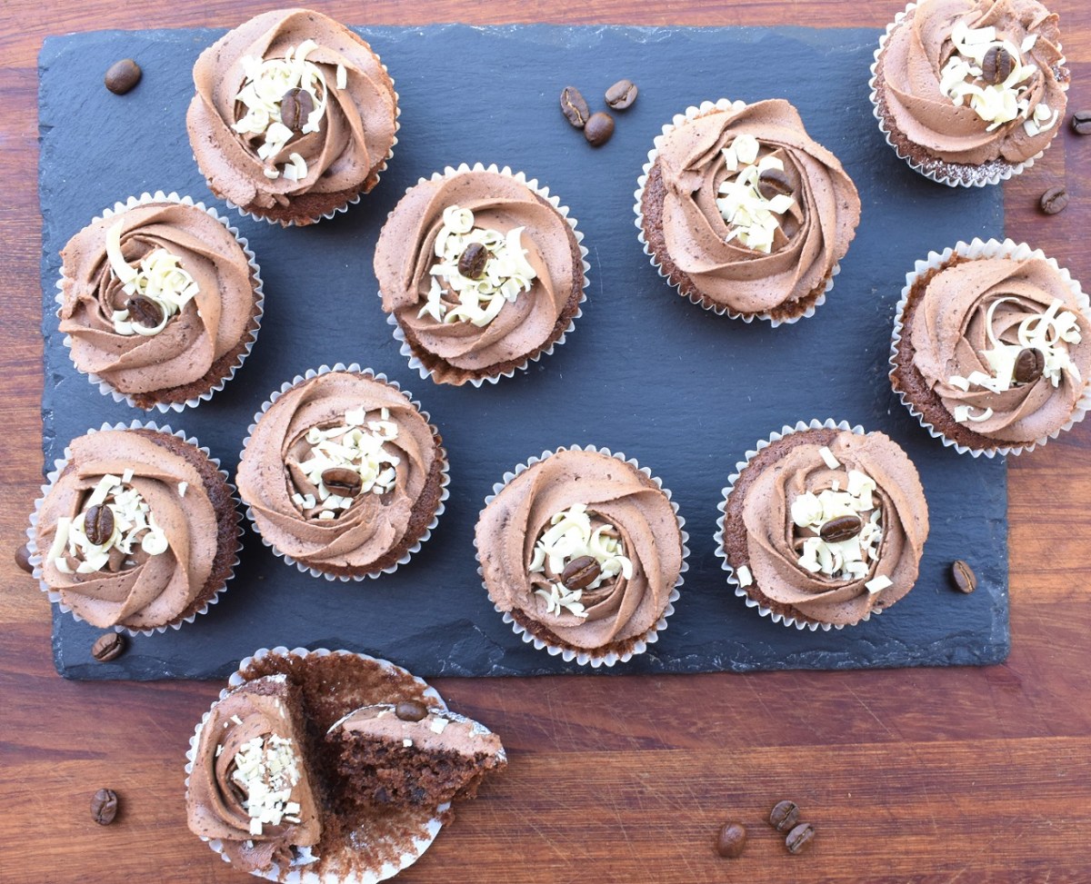 My “secret ingredient” mocha&nbsp;cupcakes!