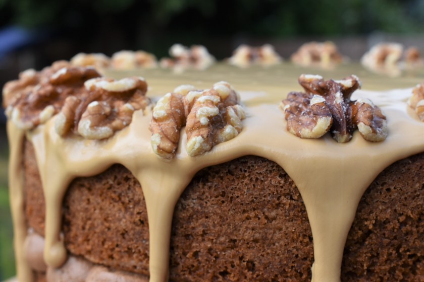 cake, baking, coffee, mocha, chocolate, walnut, teatime, classic, coffee and walnut, drip, drip cake, dripcake, coffee and walnut cake, coffeeandwalnutcake, icing, frosting, fondant, cooking, cookery, recipe, homecook, philip, philip friend, Philipfriend, Surrey, bakingfanatic, kitchen, food, foodie, tasty, besthomecook, homecooking