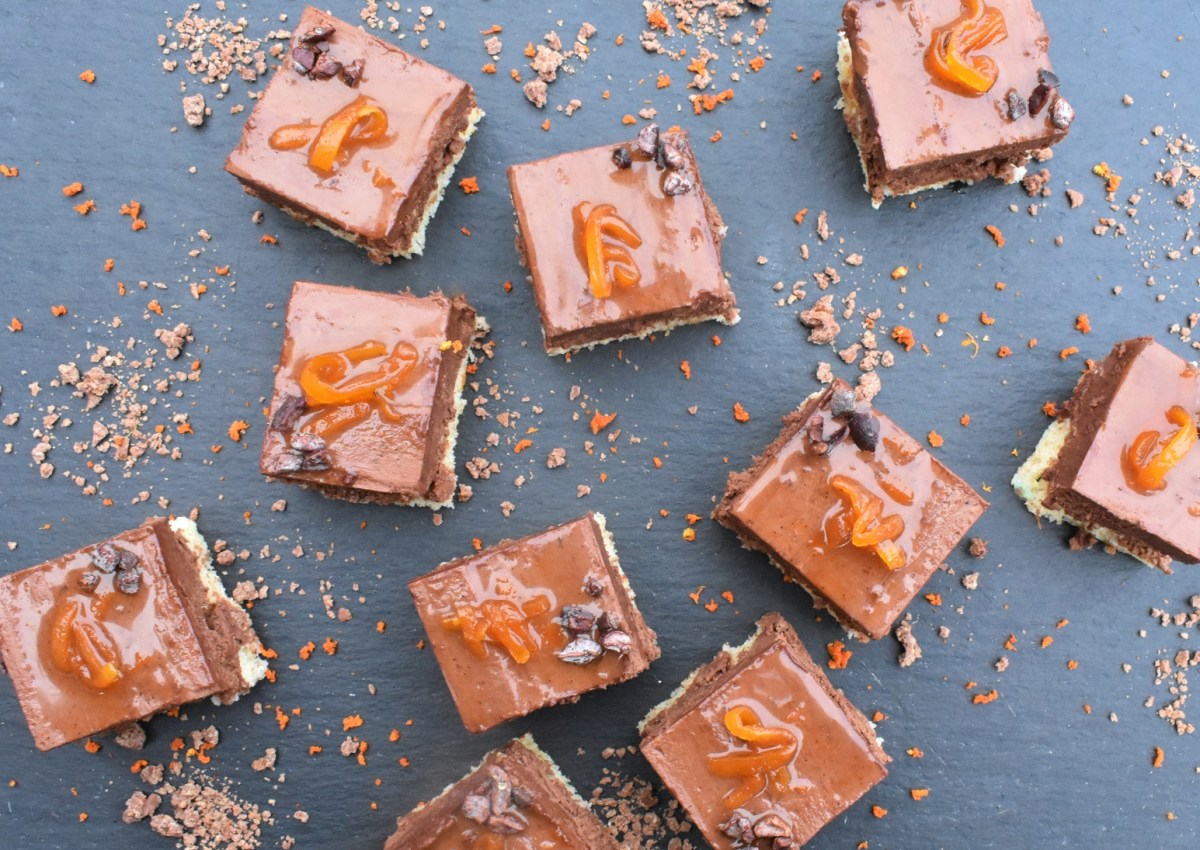 Dairy-free chocolate orange mousse&nbsp;cake
