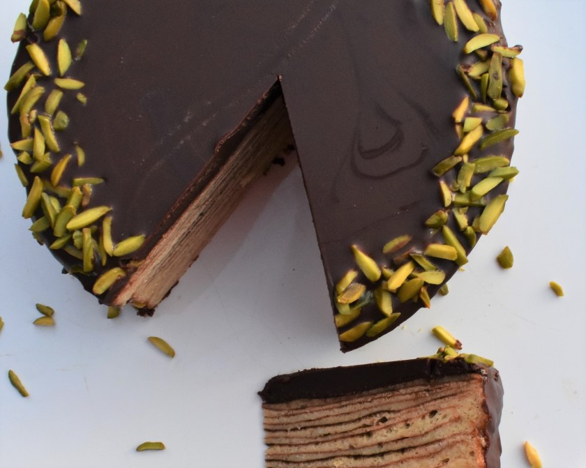 baking, cake, sponge, grill, grilling, German, besthomecook, homecook, home cook, philip friend, philip friend, bake off, bakeoff, GBBO, japaneseweek, japanese week, food, foodie, recipe, Amaretto, orange, nuts, chocolate, glaze,pistachios