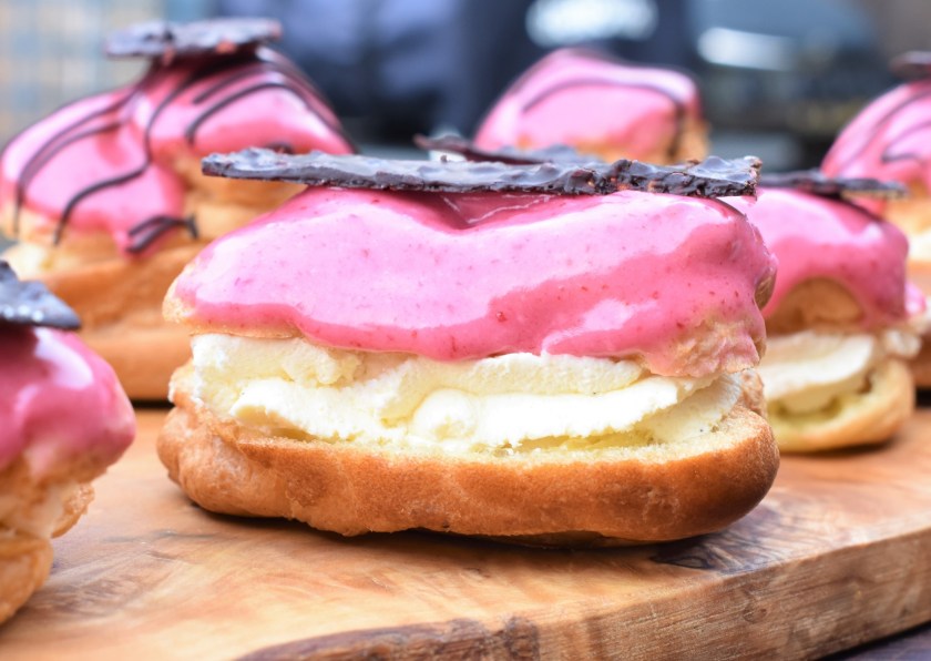 baking, afternoon tea, afternoontea, pastries, fruit, cherry, chocolate, black forest, blackforestgateau, besthomecook, homecook, home cook, philip friend, philip friend, bake off, bakeoff, GBBO, french, pastry, patisserie, choux, eclair, eclairs, food, foodie, recipe, kirsch, chocolate