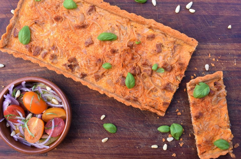 tart, picnic, lunch, dinner, brunch, party, party food, buffet, quiche, chorizo, Spanish, pastry, blind baking, blind baked, onion, homegrown, allotment, baking, cooking, homecook, best home cook, besthomecook, food, foodie, recipe, philip, philipfriend, philip friend