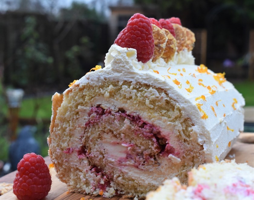 cranachan, roulade, swiss roll. swissroll, baking, cooking, food, foodie, recipe, hogmany, newyearseve, new years eve, new year's eve, b