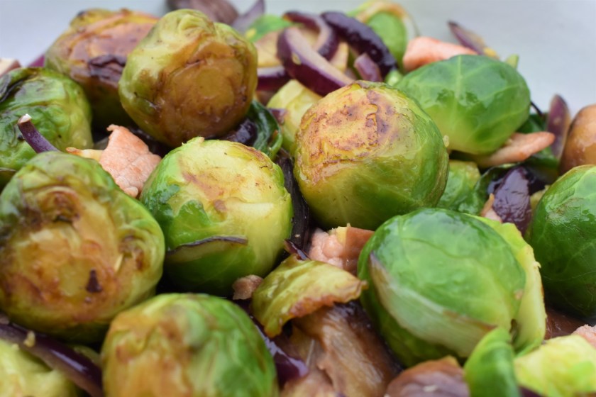 sprouts, brussel sprouts, bacon, chestnut, onion, brusselsprouts, cooking, cookery, side dish, side, homegrown, roast, roast dinner, christmas, christmas dinner, food, truffle, xmas, foodie, besthomecook, best home cook, BBC, Philip, Philip Friend, philipfriend, foodie, recipe, recipe