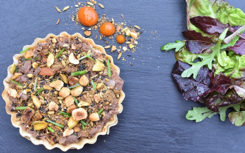 dukka, dukkah, duqqa, egypt, egyptian, persian, middle eastern food, tart, tarts, pastry, duck, spice, spiced, spiced, apricot, cooking, homecook, best home cook, besthomecook, food, foodie, recipe, philip, philipfriend, philip friend