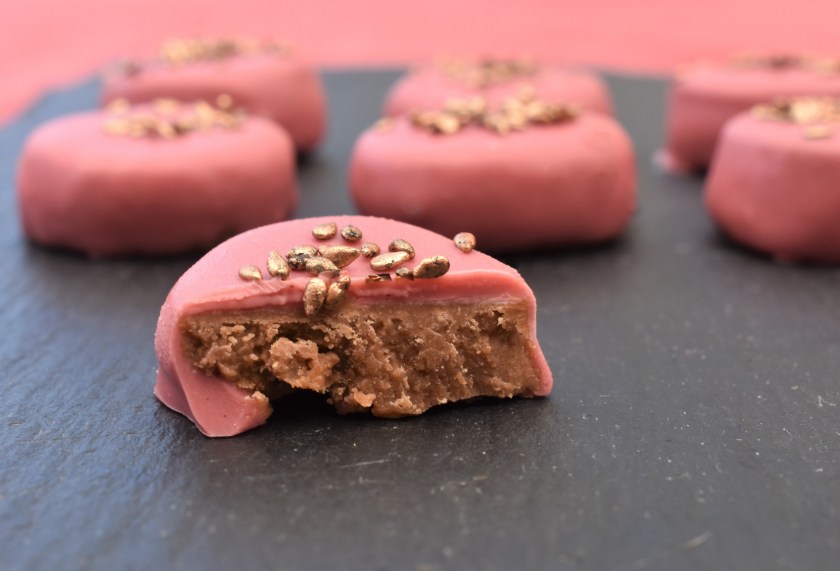 Miso and tahini chocolates