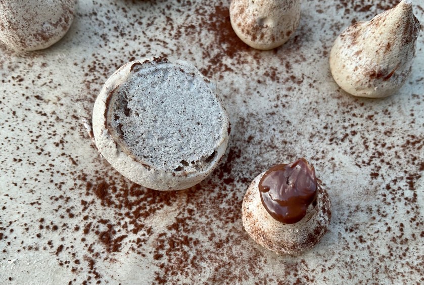 Mocha, coffee, chocolate, meringue, mushrooms, mushroom, cake, baking, decorating, cake decorating, food, foodie, recipe, cooking