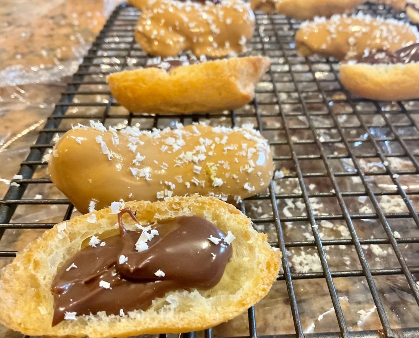 Eclair, choux, pastry, classic, baking, recipe, cooking, food, foodie, afternoon tea, afternoontea, coffee, chocolate, homecook, mocha, Surrey, Uk