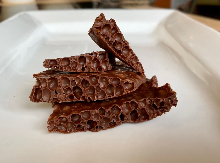 chocolate, aero, homemade, cooking, food, foodie, food science, homecook, surrey, uk, aerated