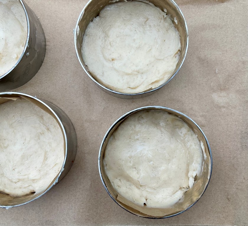 choux, pastry, baking, rings, metal, metal rings, food, foodie, cooking, UK, surrey, recipe, compressed