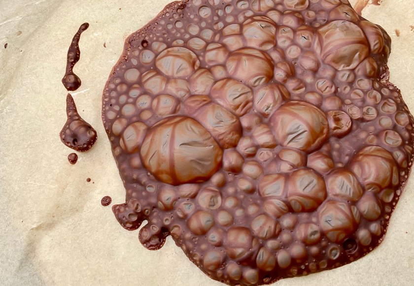 chocolate, aero, homemade, cooking, food, foodie, food science, homecook, surrey, uk, aerated