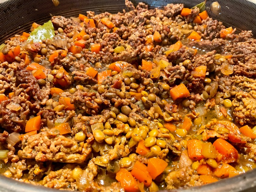 lamb, meat, lentil, lentils, stock, cooking, food, foodie, homecook, UK, surrey, vegetables, pie, shepherdspie, shepherds pie, Tom Kerridge, tomkerridge, meal