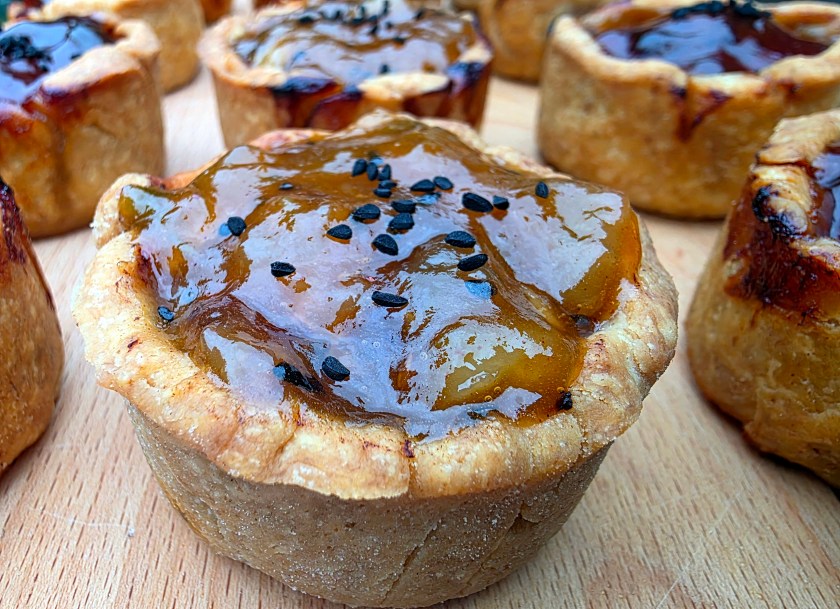 Pork, pork pies, Indian, coronation, Camilla, Queen, food, recipe, buffet, party, chutney, baking, homecook, UK, spices, M&S