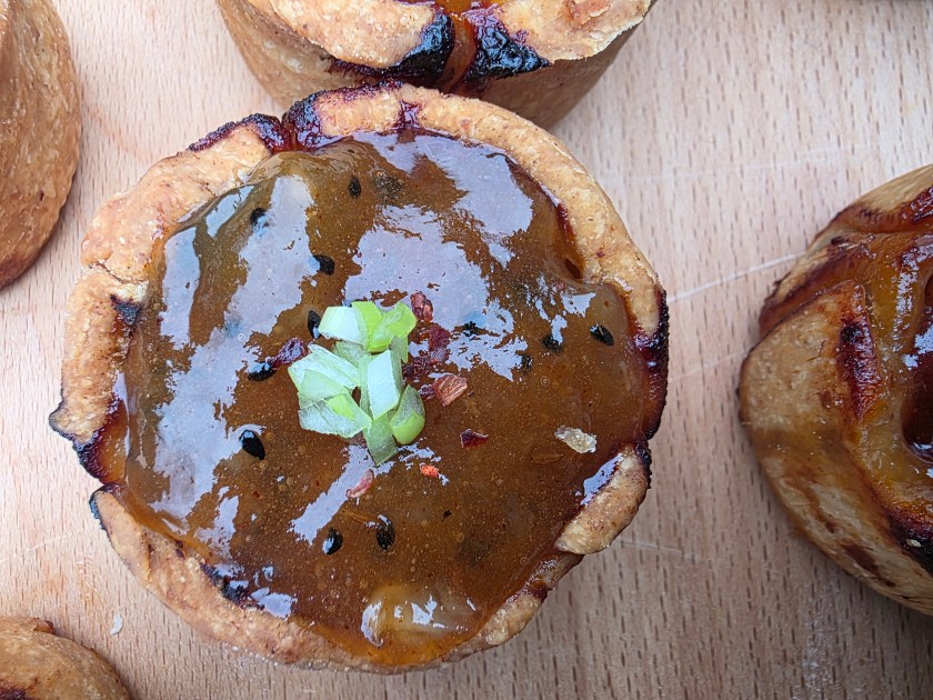 Pork, pork pies, Indian, coronation, Camilla, Queen, food, recipe, buffet, party, chutney, baking, homecook, UK, spices, M&S