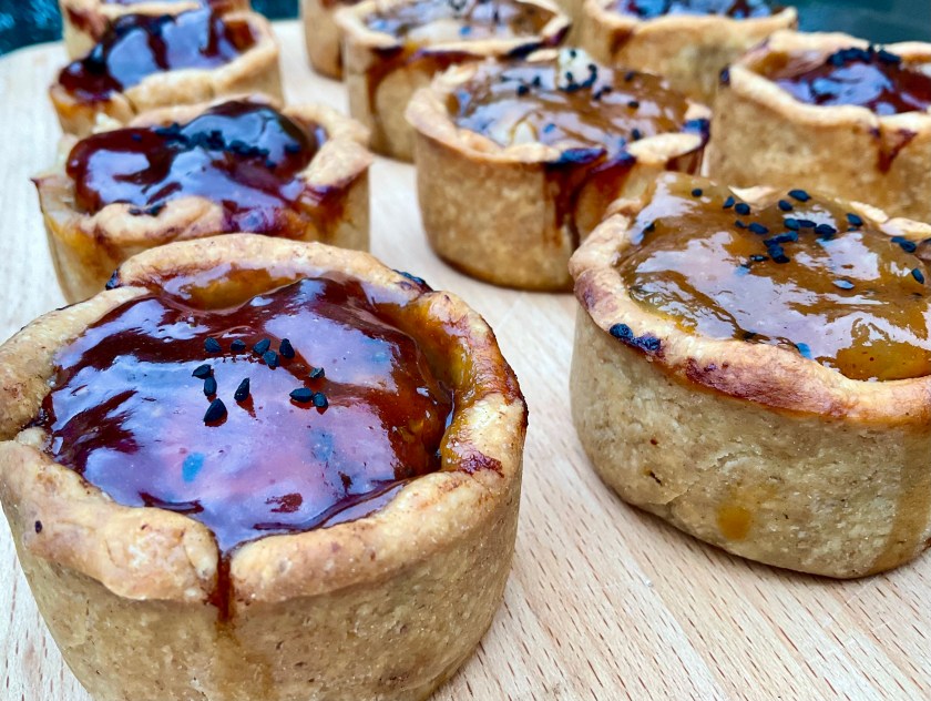 Pork, pork pies, Indian, coronation, Camilla, Queen, food, recipe, buffet, party, chutney, baking, homecook, UK, spices, M&S