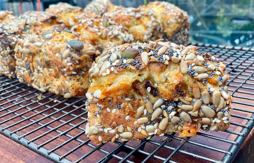 Food, foodie, cook, cooking, homecook, baking, bread, autumn, fall, harvest, pumpkin, squash, onion, sage, herbs, UK, Surrey, seeds