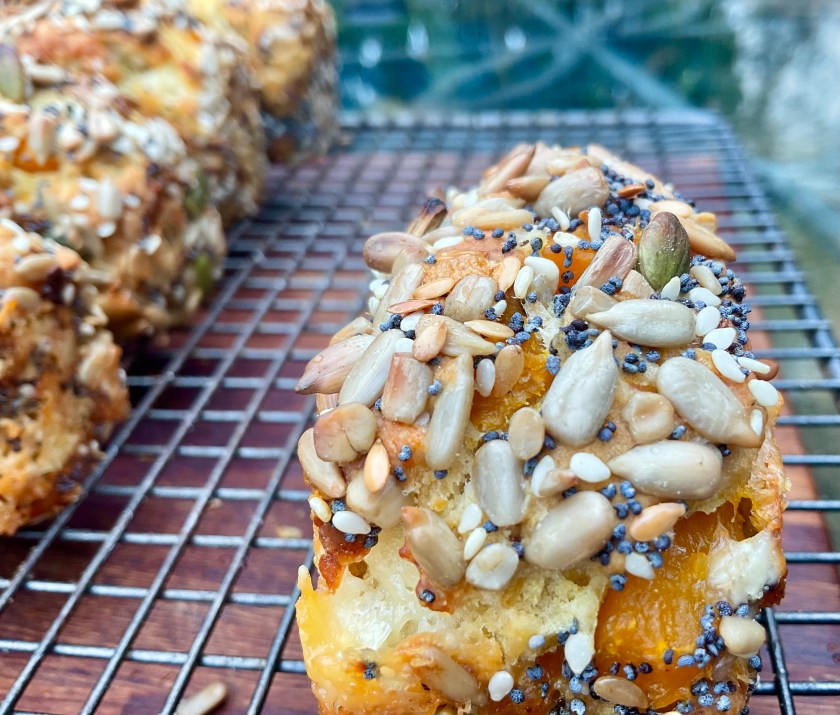 Food, foodie, cook, cooking, homecook, baking, bread, autumn, fall, harvest, pumpkin, squash, onion, sage, herbs, UK, Surrey, seeds